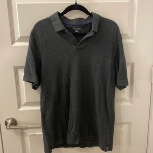 Mens gray polo